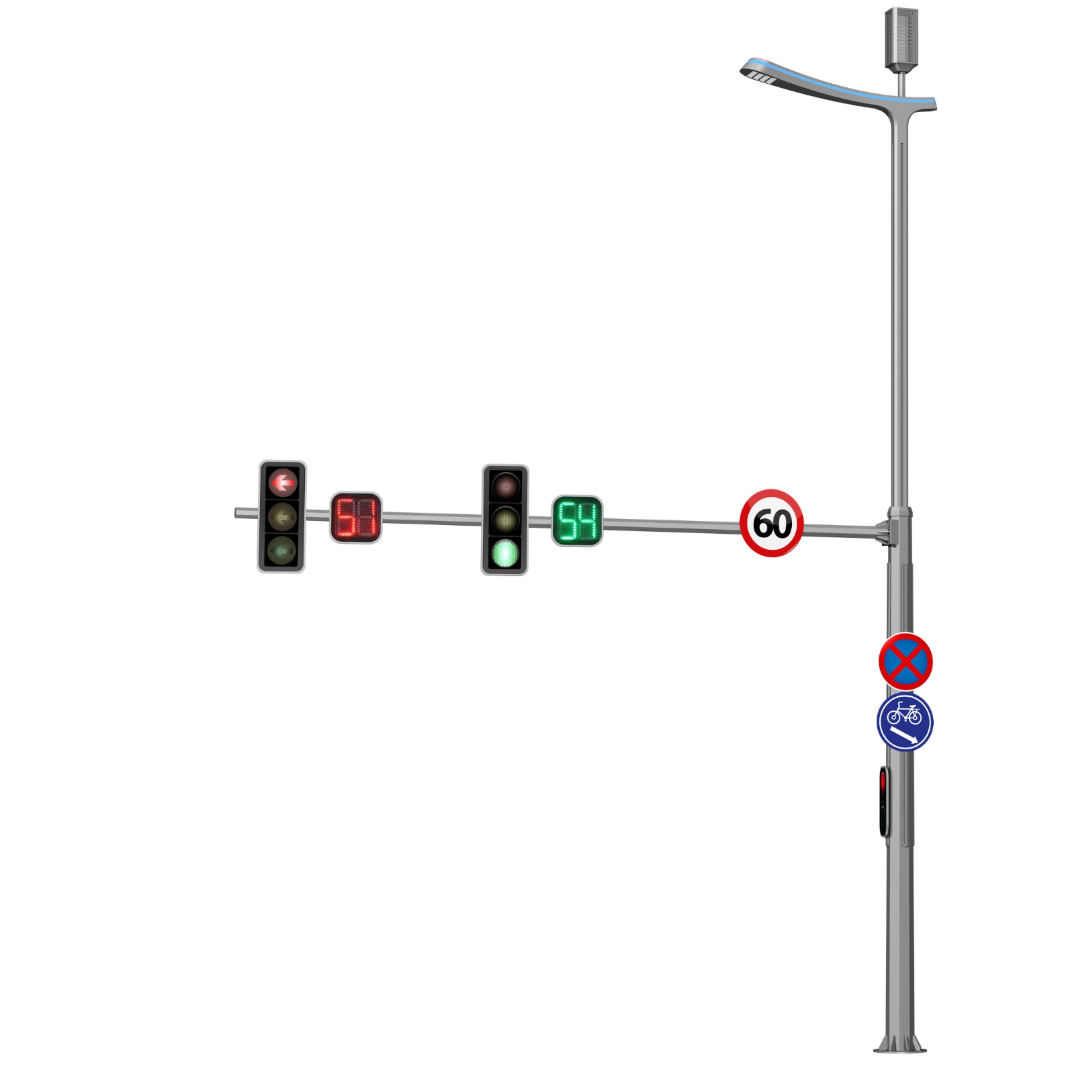 現(xiàn)代路燈翱翔